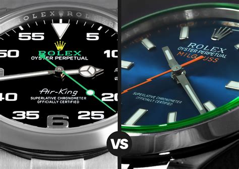 Rolex Milgauss vs air king